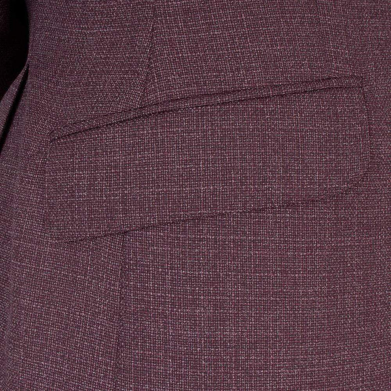LANIFICIO F.LLI CERRUTI RASPBERRY MELANGE BASKETWEAVE JACKET