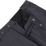 LANIFICIO F.LLI CERRUTI GRIS & RAYURES EN VIOLET