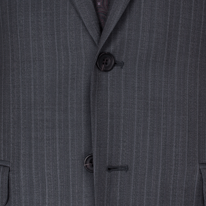 LANIFICIO F.LLI CERRUTI GRIS & RAYURES EN VIOLET