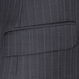 LANIFICIO F.LLI CERRUTI GRIS & RAYURES EN VIOLET