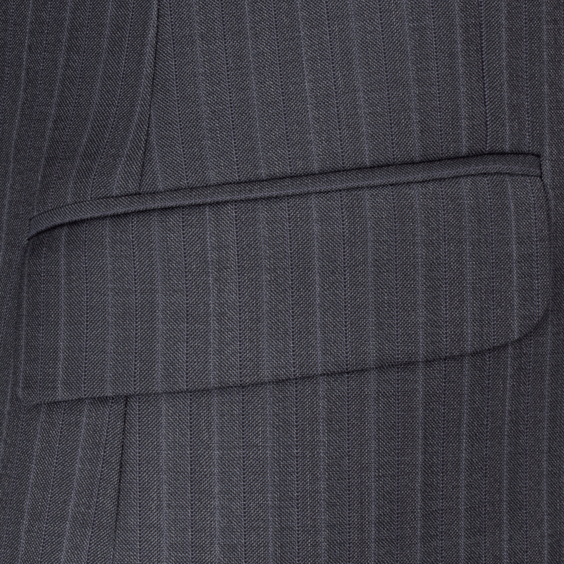 LANIFICIO F.LLI CERRUTI GRIS & RAYURES EN VIOLET