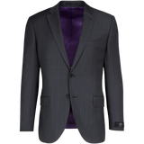LANIFICIO F.LLI CERRUTI GRIS & RAYURES EN VIOLET