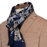 ORANGE DOGSTOOTH LINEN JACKET