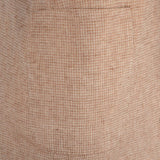 ORANGE DOGSTOOTH LINEN JACKET