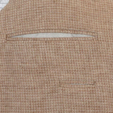 ORANGE DOGSTOOTH LINEN JACKET