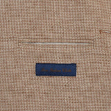ORANGE DOGSTOOTH LINEN JACKET