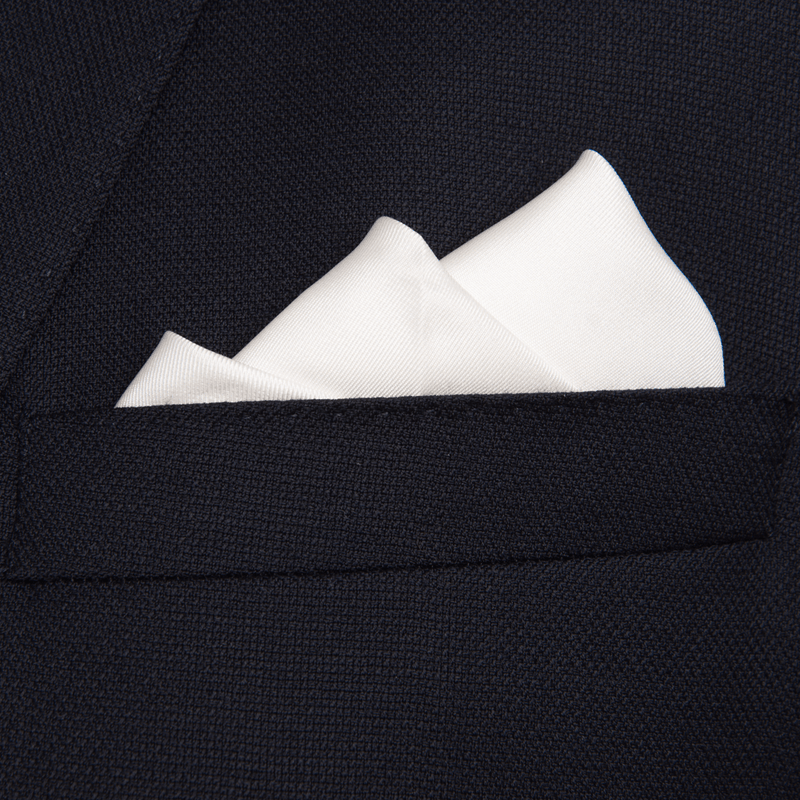 NAVY BASKETWEAVE BLAZER