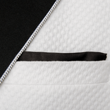 WHITE JACQUARD DINNER JACKET