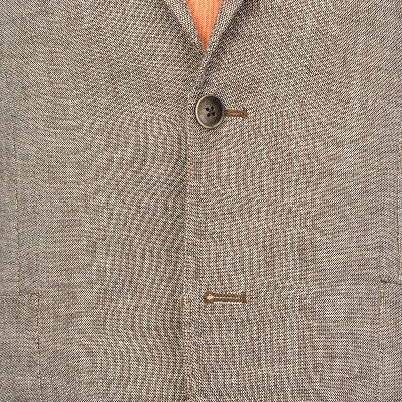 BROWN WITH ORANGE DOUBLE FACED JACKET