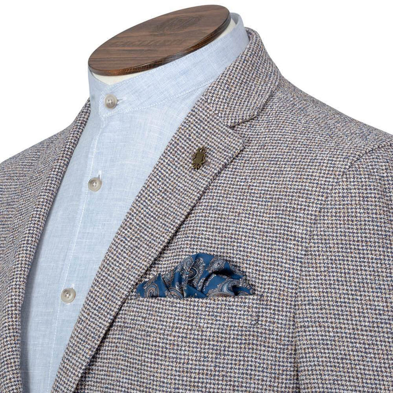 BROWN PUPPYTOOTH JACKET