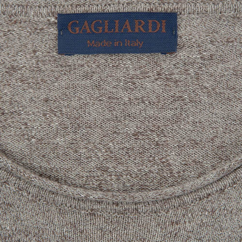 PULL COL ROND BLEU OU OCRE