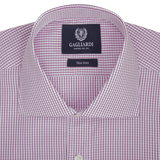 CHEMISE LILAC CHECKED - SLIM