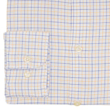 CHEMISE ROYAL BLUE & YELLOW CHECK - SLIM