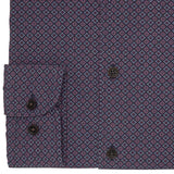 CHEMISE INDIGO FLOWER PRINT SLIM