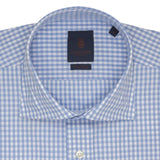CHEMISE SKY BLUE GINGHAM CHECK SLIM