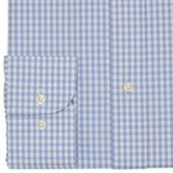 CHEMISE SKY BLUE GINGHAM CHECK SLIM
