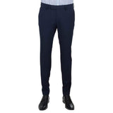 COSTUME BLEU A CARREAUX SUBTILES (2 PIECES)