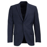 COSTUME BLEU A CARREAUX SUBTILES (2 PIECES)