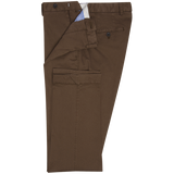 PANTALON EN TOILE COULEUR TAUPE