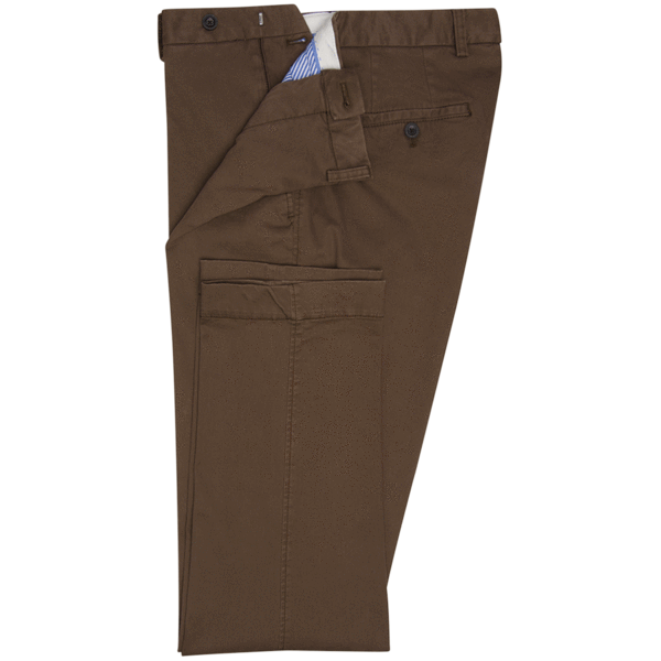 PANTALON EN TOILE COULEUR TAUPE