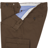 PANTALON EN TOILE COULEUR TAUPE