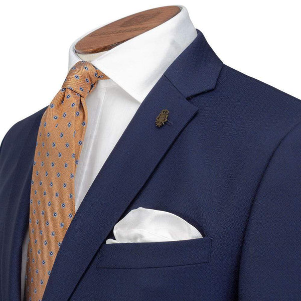 LANIFICIO ING. LORO PIANA BLUE MICRO WEAVE SUIT