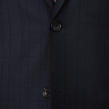 Loro Piana en Prince de Galles (Bleu Marine)