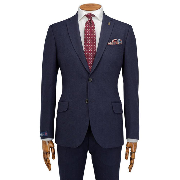 ERMENEGILDO ZEGNA NAVY MICROWEAVE