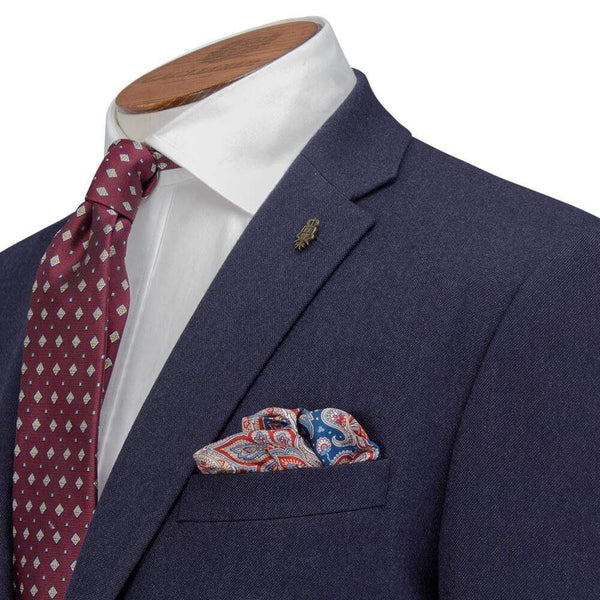 ERMENEGILDO ZEGNA NAVY MICROWEAVE