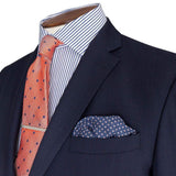 ERMENEGILDO ZEGNA NAVY MICROWEAVE